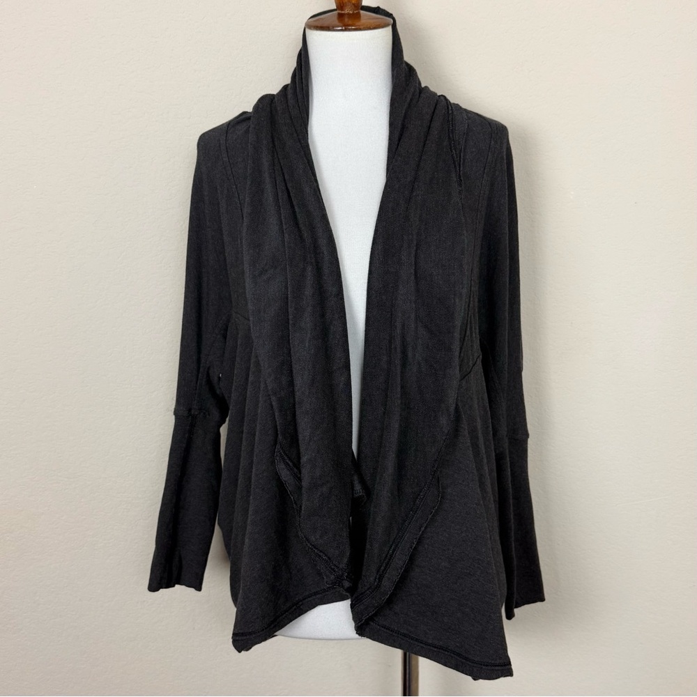 Lululemon To & Flow Gray Wrap Cardigan - Picture 3 of 13